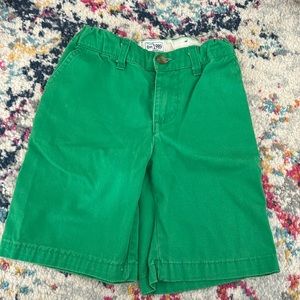 Children’s place boys green shorts